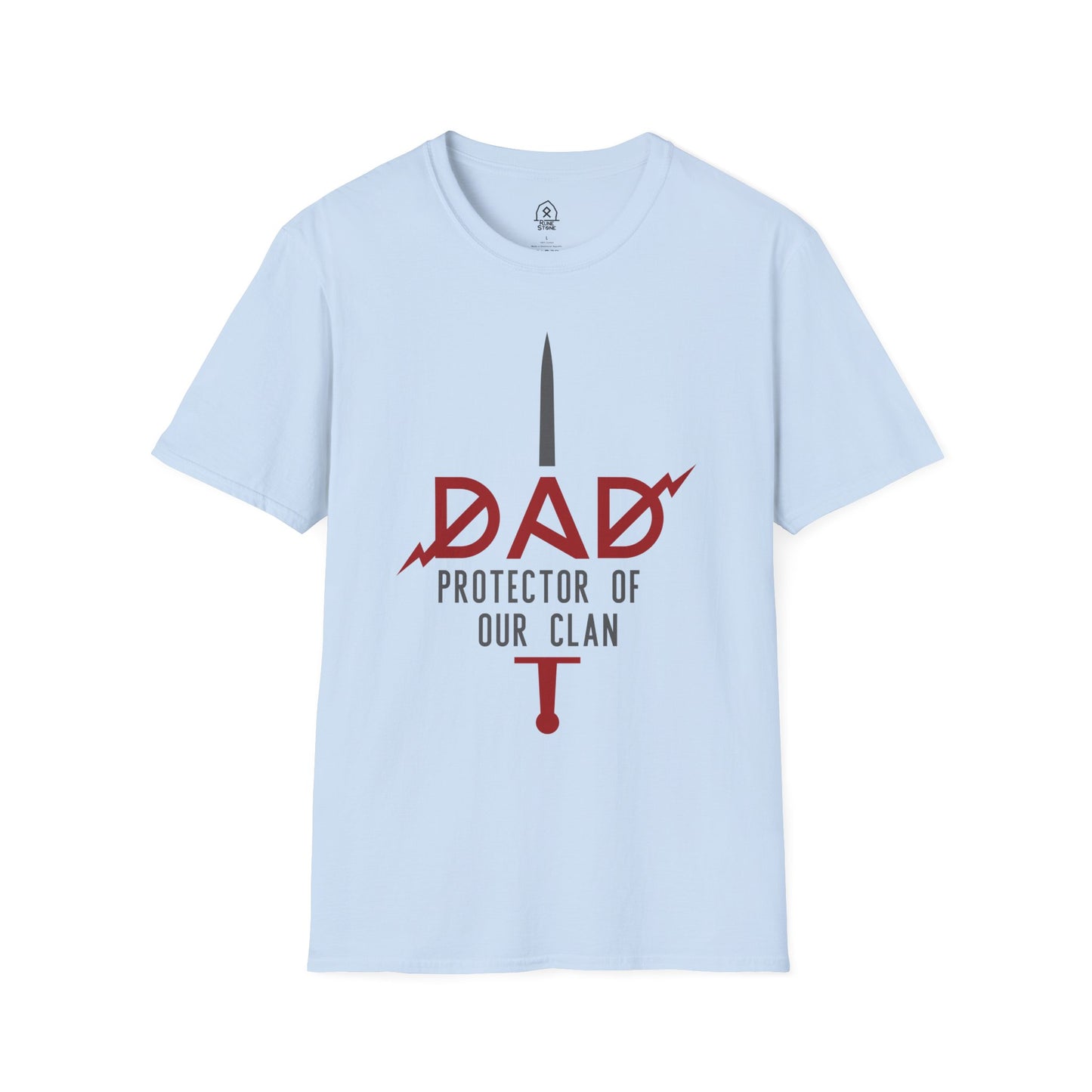 Dad protector of our clan - red