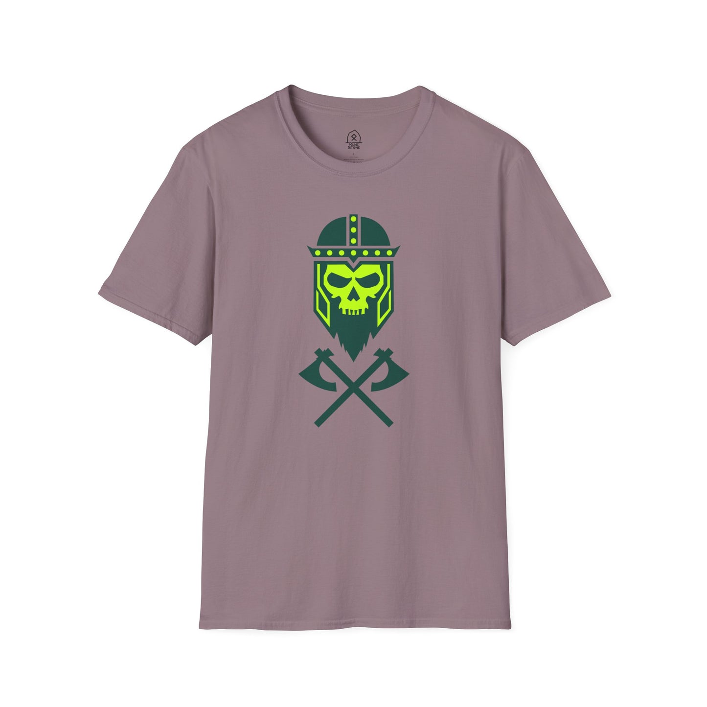 Viking skull - green