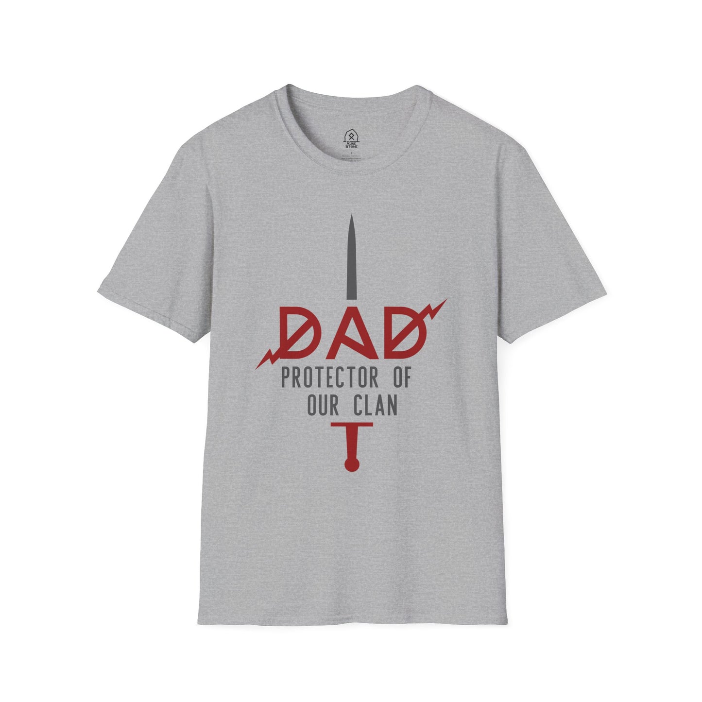 Dad protector of our clan - red