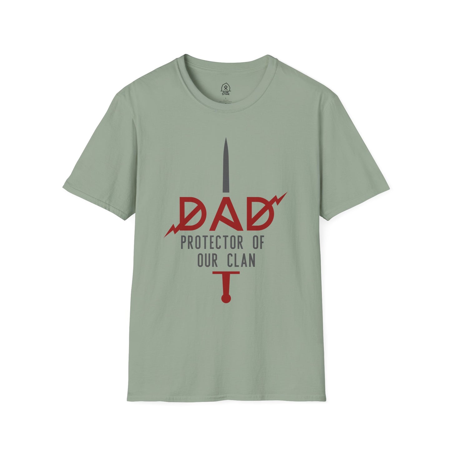 Dad protector of our clan - red