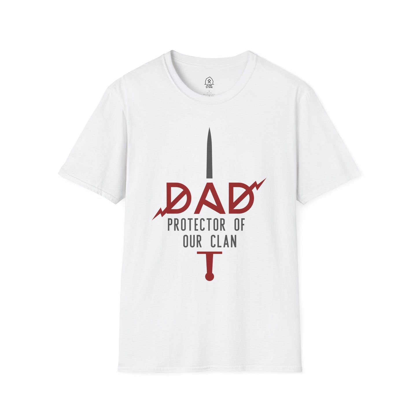 Dad protector of our clan - red