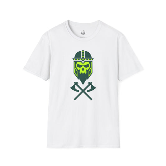 Viking skull - green