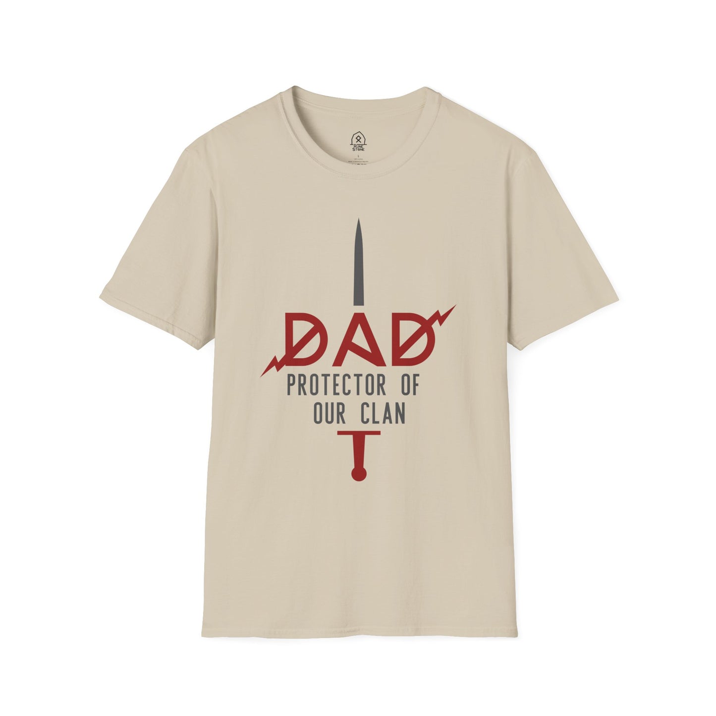 Dad protector of our clan - red